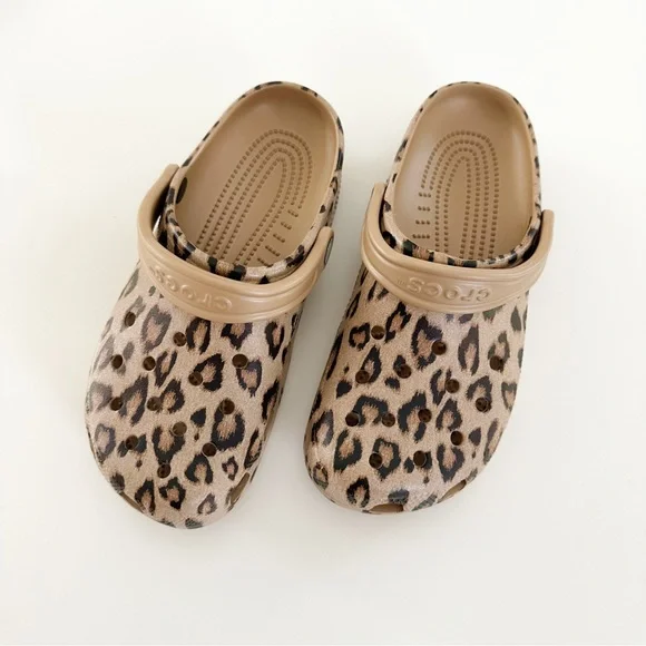 New! CROCS cheetah print women’s size 9 - Picture 3 of 4